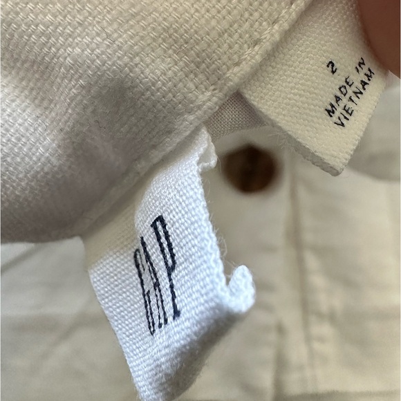 GAP - Cute Linen White Skirt - Picture 8 of 9